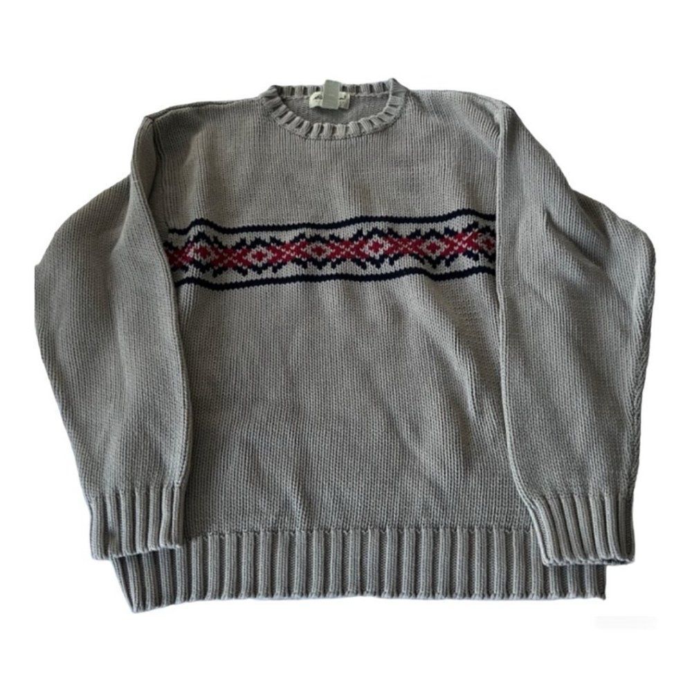 Eddie Bauer Men’s Ski Sweater size Large Tall - Picture 2 of 7